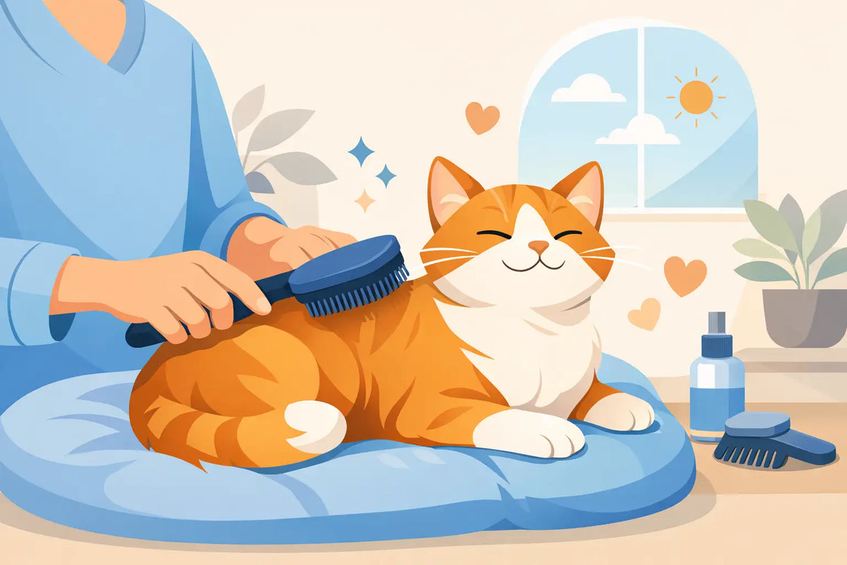 How to Brush a Cat Without Stress at Home