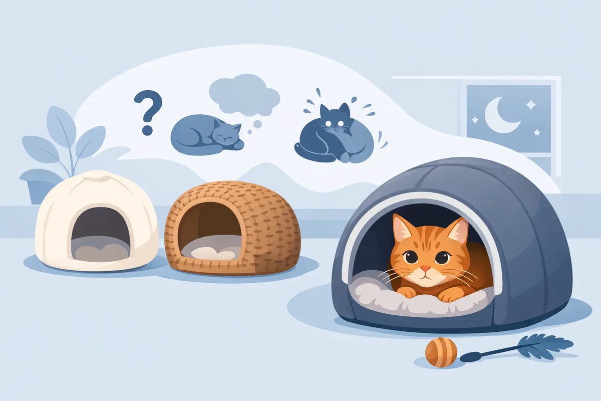 Choosing a Covered Cat Bed for Anxious Cats