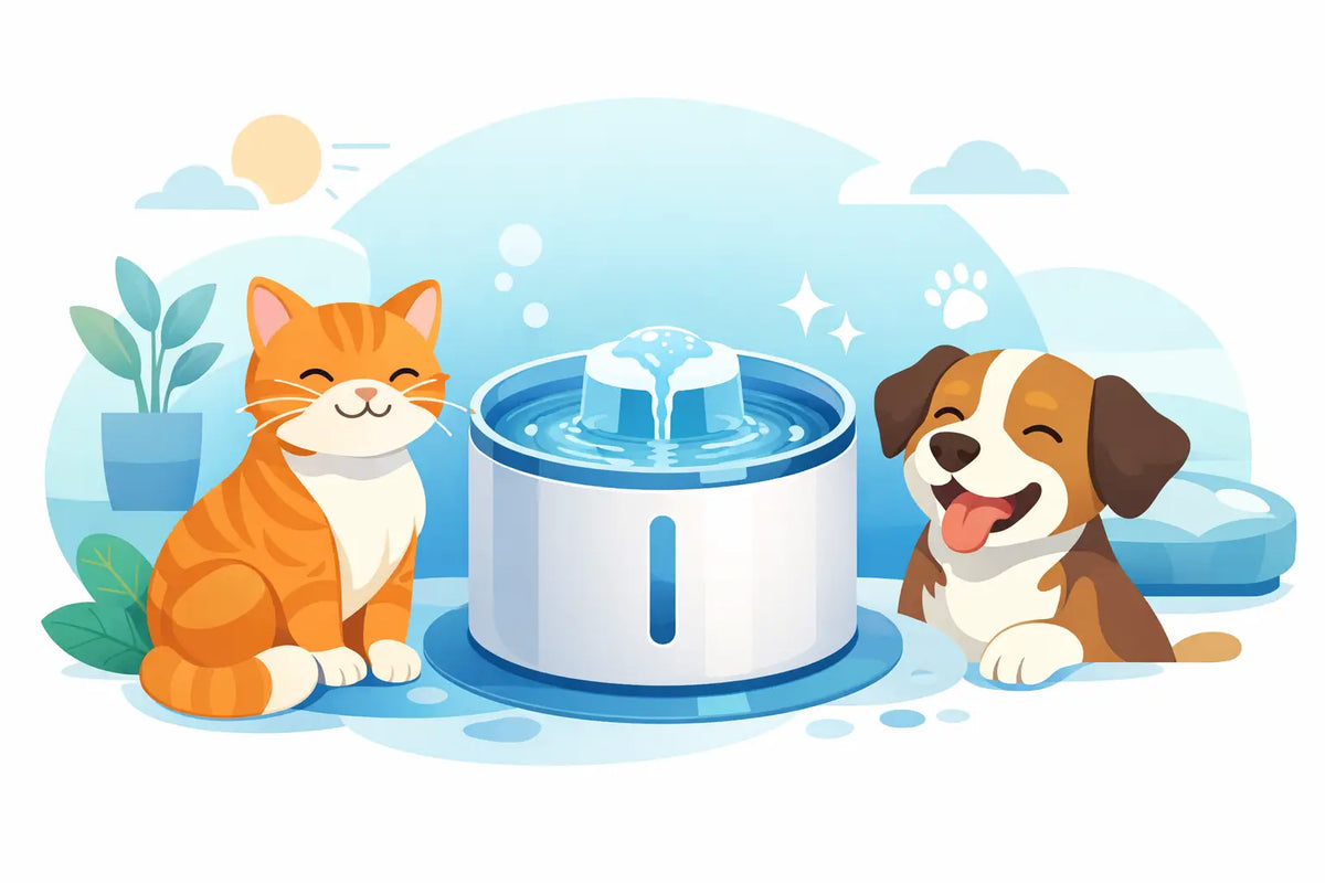 Automatic Pet Water Fountain Review for Happy Pets
