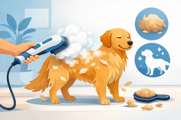 Steam Brush for Shedding Dogs: Does It Help?