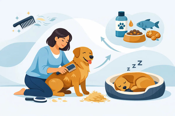How to Reduce Dog Shedding Without Stress