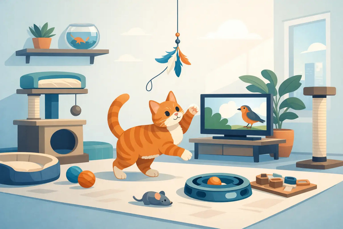 How to Keep Indoor Cats Entertained Daily