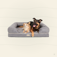 Orthopedic Memory Foam Dog Bed with Bolster Walls – Large Pet Sofa Bed up to 130 lbs