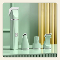 4 in 1 Electric Pet Grooming Kit - Hair Trimmer, Clippers, Nail Grinder for Cats & Dogs