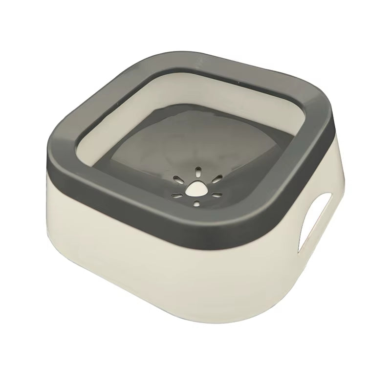 No-Spill Floating Disk Water Bowl for Dogs & Cats – Anti-Splash Slow Drinking Dispenser