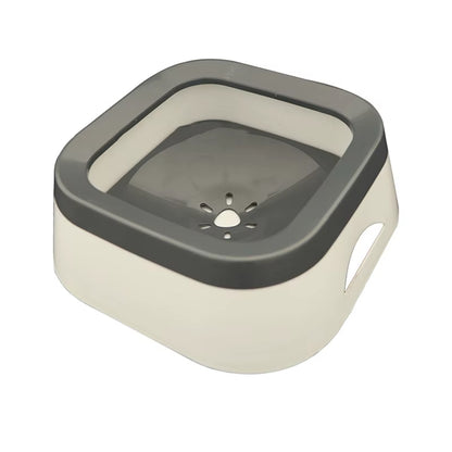 No-Spill Floating Disk Water Bowl for Dogs & Cats – Anti-Splash Slow Drinking Dispenser