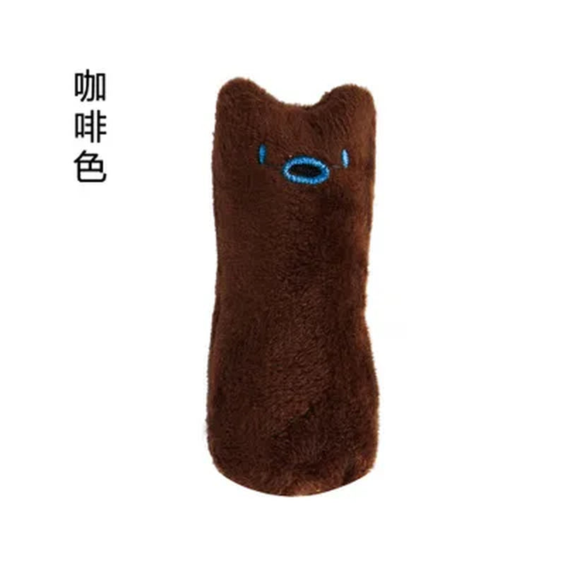 Catnip Teeth Grinding Cat Toy – Interactive Plush Chew & Bite Toy for Kittens & Cats