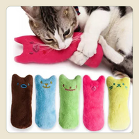 Catnip Teeth Grinding Cat Toy – Interactive Plush Chew & Bite Toy for Kittens & Cats