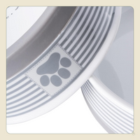 Ceramic Pet Bowl Set of 2 – Non-Slip Dishwasher Safe Food & Water Dishes for Cats & Dogs