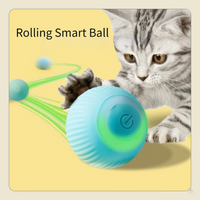 Smart Automatic Rolling Ball Cat Toy – Self-Moving Electric Interactive Toy for Indoor Cats & Kittens