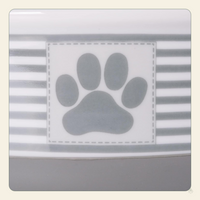 Ceramic Pet Bowl Set of 2 – Non-Slip Dishwasher Safe Food & Water Dishes for Cats & Dogs