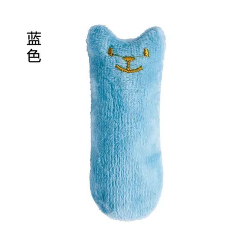 Catnip Teeth Grinding Cat Toy – Interactive Plush Chew & Bite Toy for Kittens & Cats