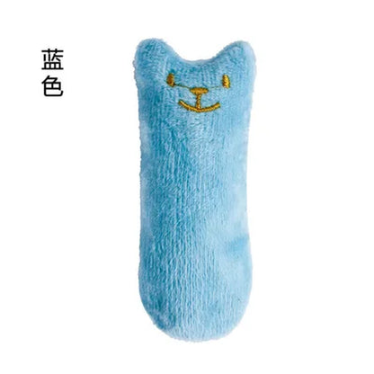 Catnip Teeth Grinding Cat Toy – Interactive Plush Chew & Bite Toy for Kittens & Cats