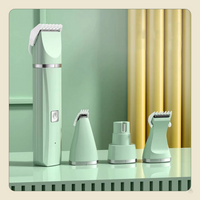 4 in 1 Electric Pet Grooming Kit - Hair Trimmer, Clippers, Nail Grinder for Cats & Dogs