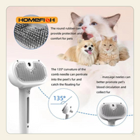 Steam Spray Dog Grooming Brush Unique Steam Brush for Dogs Luxury Grooming Brush Dog Steam Brush