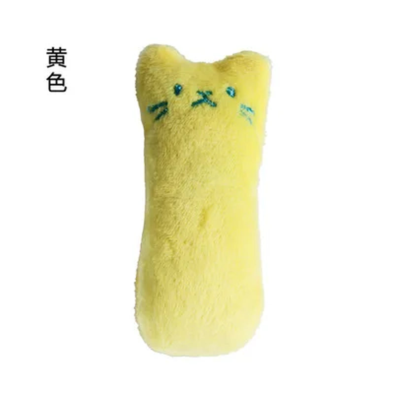 Catnip Teeth Grinding Cat Toy – Interactive Plush Chew & Bite Toy for Kittens & Cats