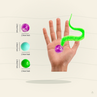 Caterpillar Bouncing Ball Cat Toy – Colorful Interactive Worm Teaser for Indoor Cats & Kittens