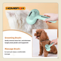 Steam Spray Dog Grooming Brush Unique Steam Brush for Dogs Luxury Grooming Brush Dog Steam Brush