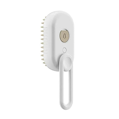 3-in-1 Electric Steam Brush for Cats & Dogs – Spray, Massage & Hair Removal Grooming Comb