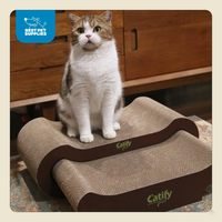 Catify Cat Scratcher Lounger – Heavy-Duty Sisal Scratching Lounge for Indoor Cats
