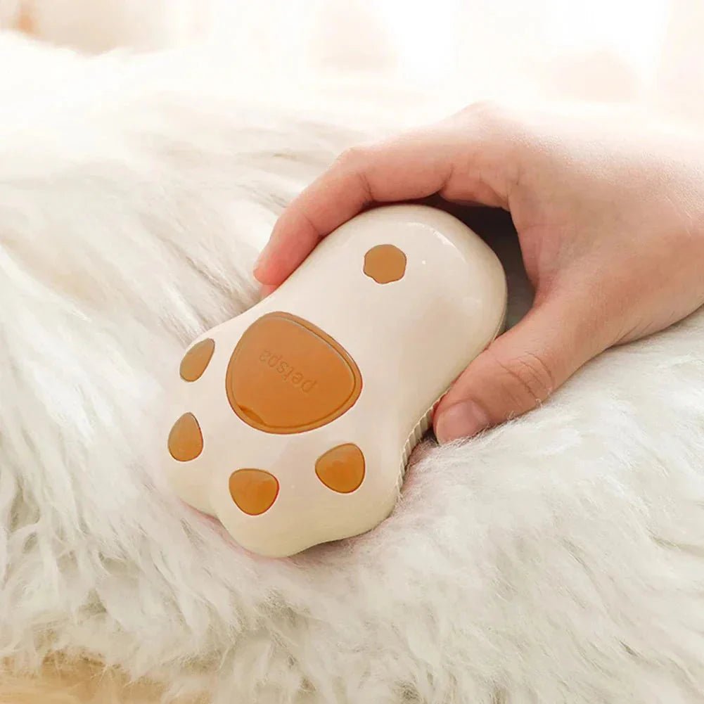 3-in-1 Electric Steam Brush for Cats & Dogs – Spray, Massage & Hair Removal Grooming Comb