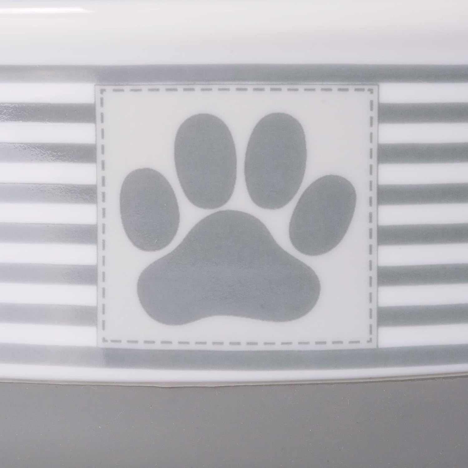 Ceramic Pet Bowl Set of 2 – Non-Slip Dishwasher Safe Food & Water Dishes for Cats & Dogs