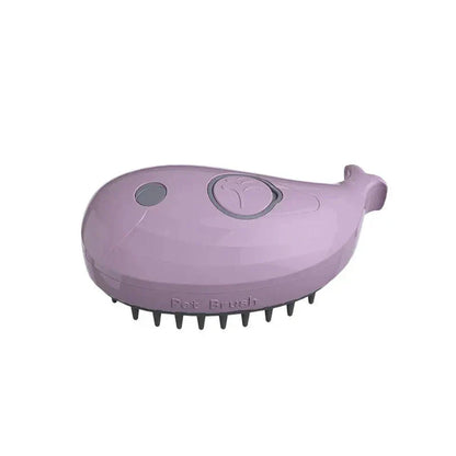 3-in-1 Electric Steam Brush for Cats & Dogs – Spray, Massage & Hair Removal Grooming Comb