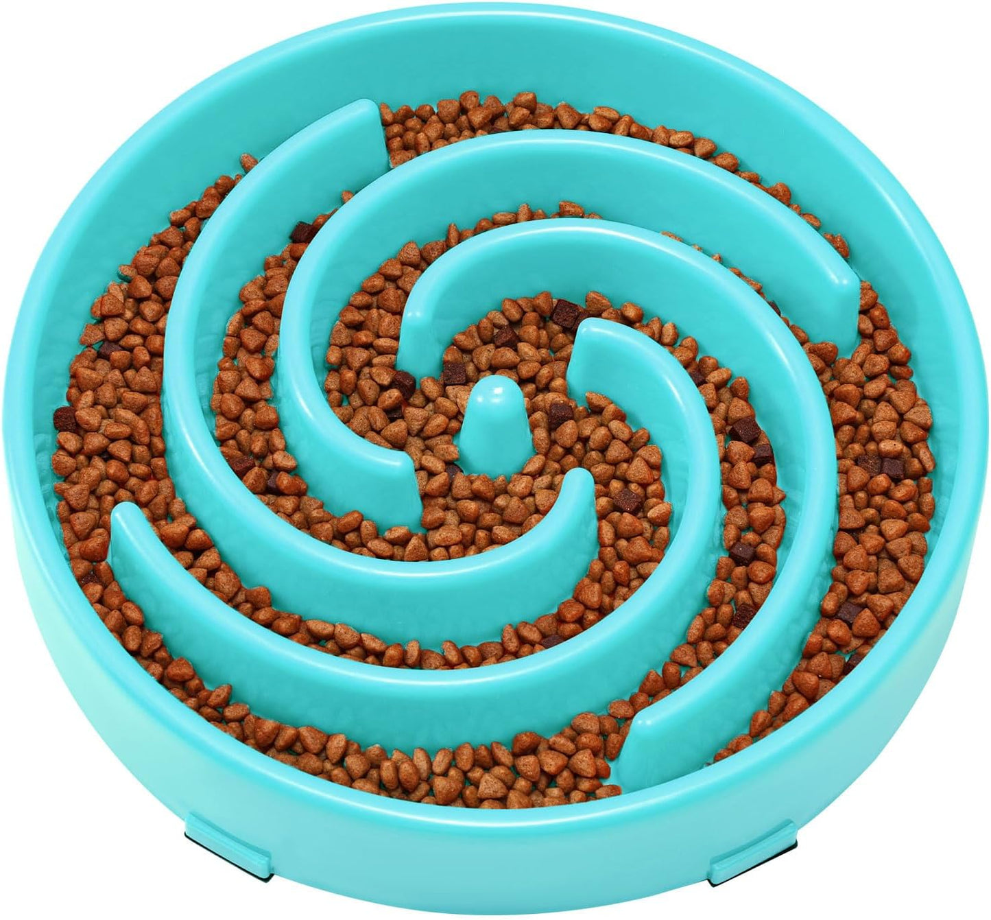 Spiral Maze Slow Feeder Dog Bowl – Anti-Bloat BPA-Free Puzzle Bowl for Small & Medium Dogs