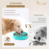 Spiral Maze Slow Feeder Dog Bowl – Anti-Bloat BPA-Free Puzzle Bowl for Small & Medium Dogs