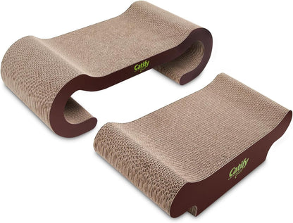 Catify Cat Scratcher Lounger – Heavy-Duty Sisal Scratching Lounge for Indoor Cats