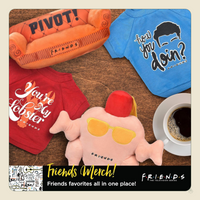 Friends Central Perk Coffee Mug Plush Dog Toy – Squeaky Rope Handle Toy for Dogs