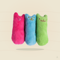 Catnip Teeth Grinding Cat Toy – Interactive Plush Chew & Bite Toy for Kittens & Cats