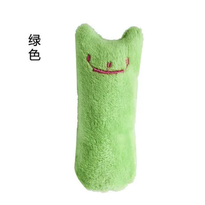 Catnip Teeth Grinding Cat Toy – Interactive Plush Chew & Bite Toy for Kittens & Cats