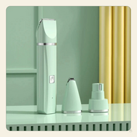 4 in 1 Electric Pet Grooming Kit - Hair Trimmer, Clippers, Nail Grinder for Cats & Dogs