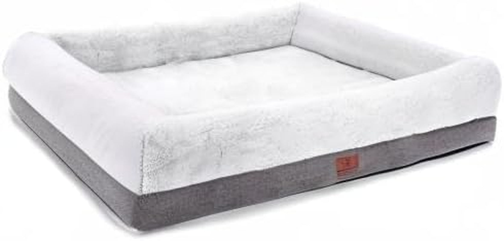 Orthopedic Dog Bed with Waterproof Liner – 4-Sided Bolster Support Bed with Removable Washable Cover