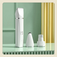 4 in 1 Electric Pet Grooming Kit - Hair Trimmer, Clippers, Nail Grinder for Cats & Dogs