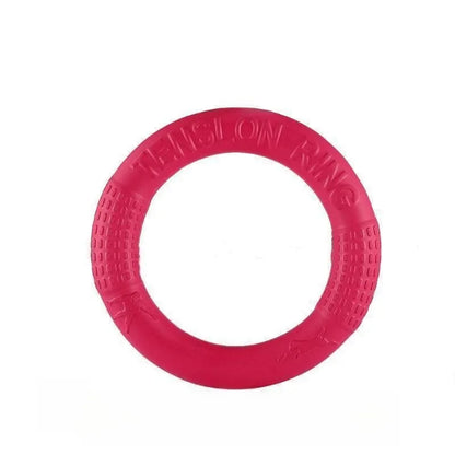 EVA Flying Disk Ring Puller Dog Toy – Interactive Bite & Fetch Toy for Small & Large Dogs