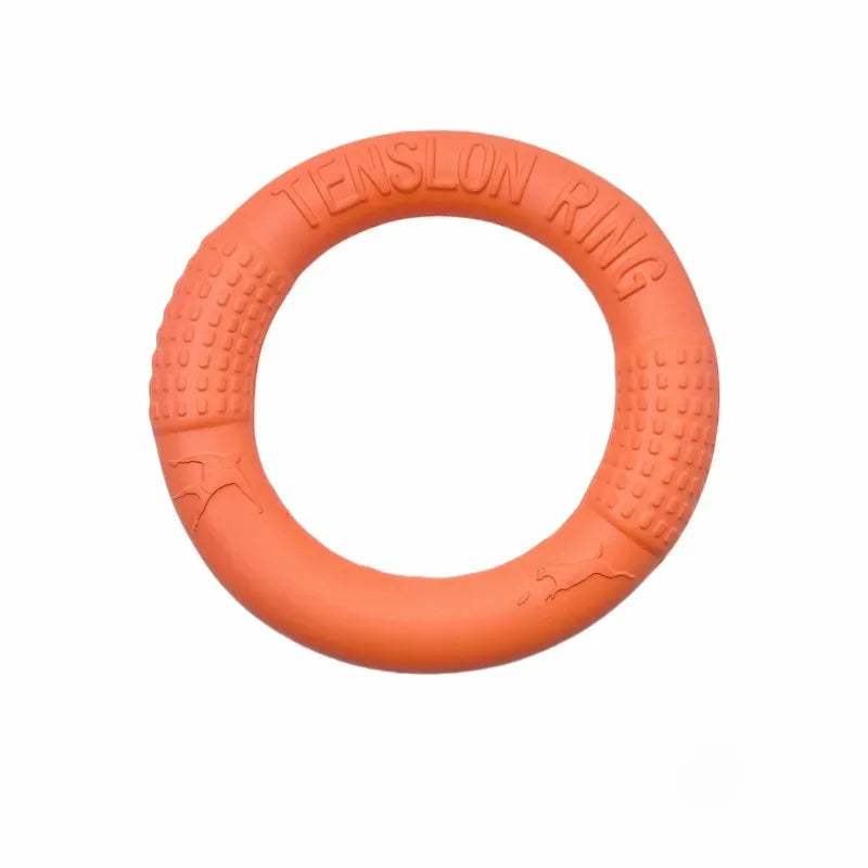EVA Flying Disk Ring Puller Dog Toy – Interactive Bite & Fetch Toy for Small & Large Dogs