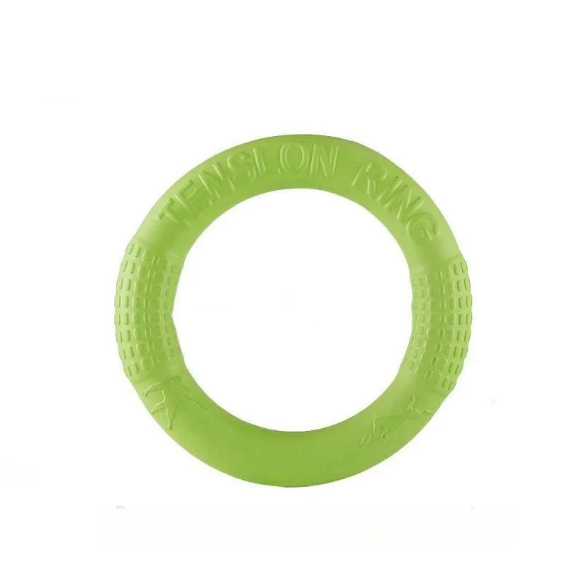 EVA Flying Disk Ring Puller Dog Toy – Interactive Bite & Fetch Toy for Small & Large Dogs