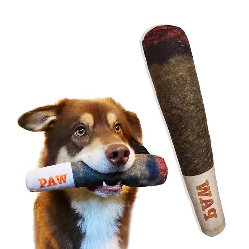 Doggy Doobie Squeaky Plush Dog Toy – Funny 9.5" Stuffed Novelty Toy for All Dog Sizes
