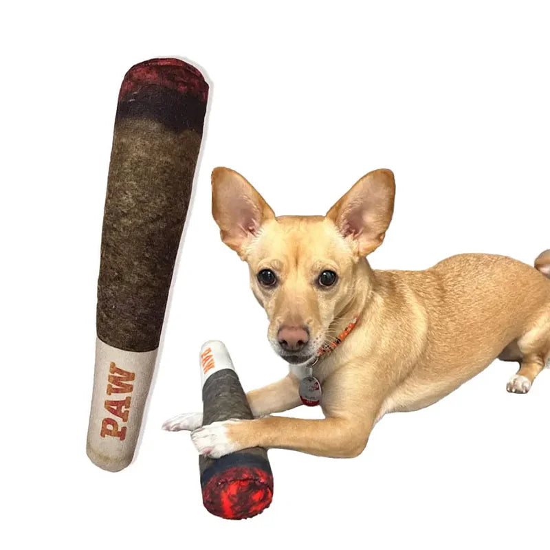 Doggy Doobie Squeaky Plush Dog Toy – Funny 9.5" Stuffed Novelty Toy for All Dog Sizes