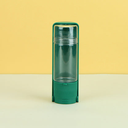 Portable Pet Water Bottle with Built-In Bowl – Leak-Proof Travel Dispenser for Dogs & Cats