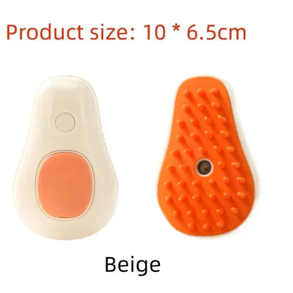 3-in-1 Electric Steam Brush for Cats & Dogs – Spray, Massage & Hair Removal Grooming Comb